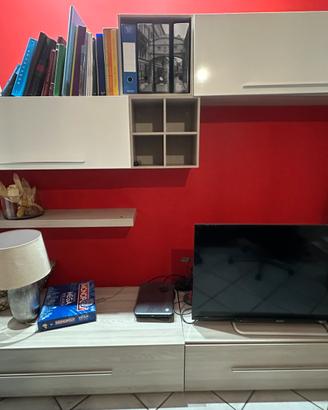 Mobile TV e libreria a moduli