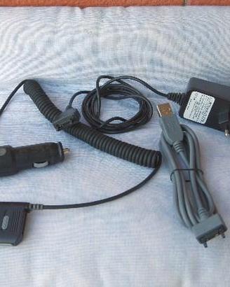 Caricabatteria rete/auto + cavo dati Sony Ericsson