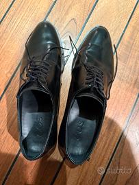 Scarpe stringate COS pelle nera tg 39 quasi nuove