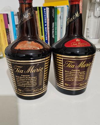 2 bottiglie vintage Tia Maria originali – sigillat