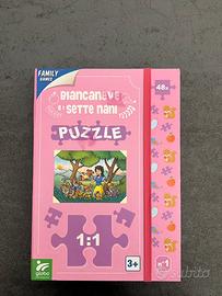Puzzle 48 pezzi Biancaneve e i sette nani 3+