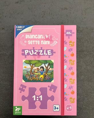 Puzzle 48 pezzi Biancaneve e i sette nani 3+