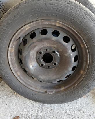 4 cerchi fiat panda con gomme estive