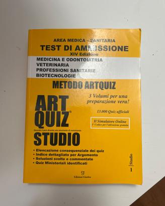 test di ammissione med, vet, profess. sanit., biot