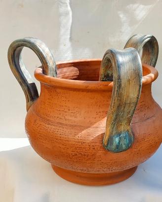 fioriera in terracotta
