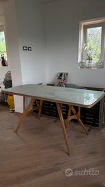 Tavolo Design Anni 50 + 6 Sedie