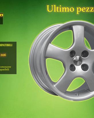 Cerchio in Lega OZ Polaris 14" per Peugeot 206