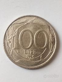 Moneta Repubblica Italiana 100 Lire data 1994