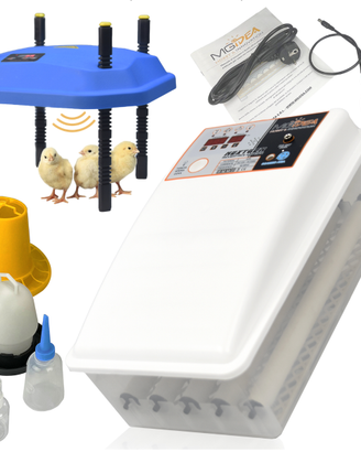KIT INCUBATRICE AUTOMATICA + CHIOCCIA ARTIFICIALE
