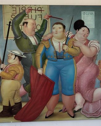 Stampa su legno Botero