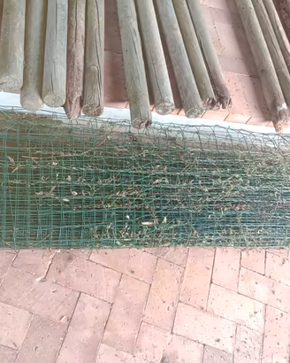 Da smontaggio recinzione 26 Pali e rete