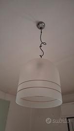 lampadario in vetro  per camera o cucina 