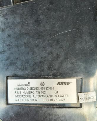 Subwoofer Bose Originale Lancia Ypsilon (2003-2011