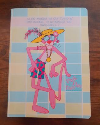Quaderno Pantera Rosa anni 80 
