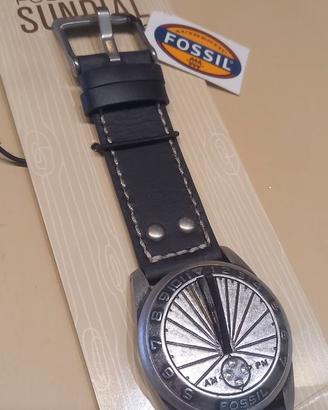 Orologio vintage con meridiana marca Fossil