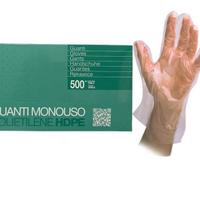 500 Guanti monouso in polietilene per alimenti