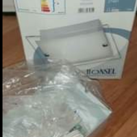 Plafoniera in vetro bianco NUOVA