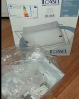 Plafoniera in vetro bianco NUOVA