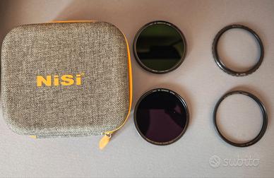Kit filtri NiSi 67mm ND64+CPL, ND1000, UV – Nuovi