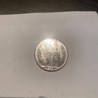 Moneta rara 100 lire minerva del 1977