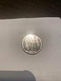 Moneta rara 100 lire minerva del 1977