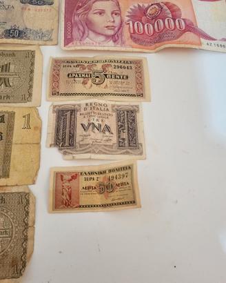 BANCONOTE STORICHE
