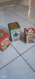 barattoli in metallo vintage 