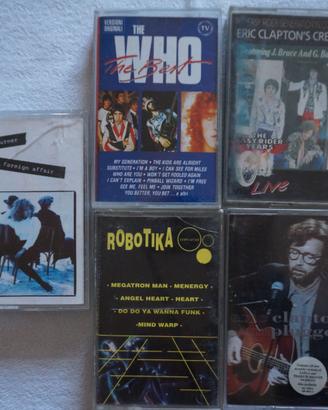 Cassette Rock Robotika,Who,Clapton's,Turner  D10