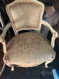 Poltrone Luigi XVI stile veneziano