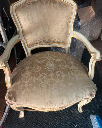 Poltrone Luigi XVI stile veneziano