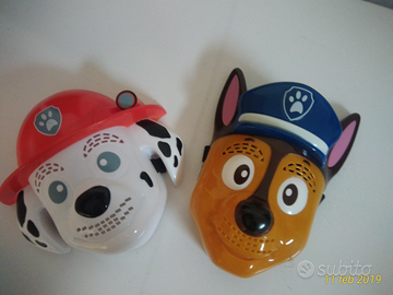 Paw Patrol mascherine di Chase e Marshall