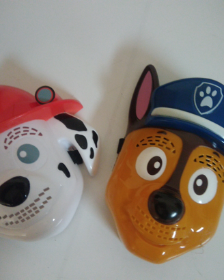 Paw Patrol mascherine di Chase e Marshall