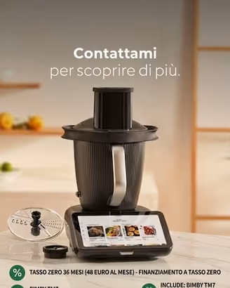 Bimby tm7+ affettatutto+ omaggio