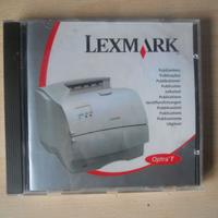 LEXMARK OPTRA T T610 T61x CD MANUALE UTENTE