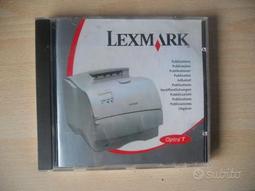 LEXMARK OPTRA T T610 T61x CD MANUALE UTENTE