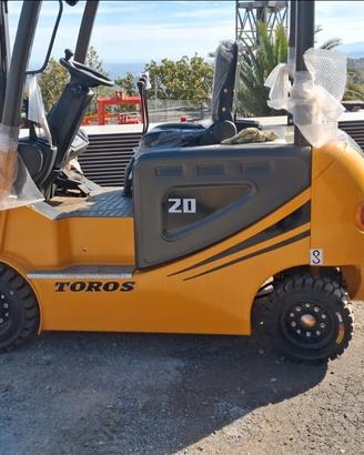 Muletto carrello elevatore elettrico toros 20