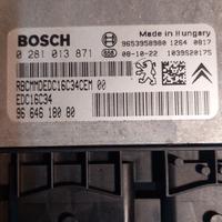 centralina motore citroen berlingo 1.6 hdi 