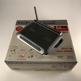 Modem Router Belkin Wireless G ADSL Wi-Fi