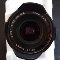 Voigtlander super wide-heliar 15 F. 4.5 NUOVO