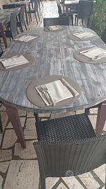 Tavolo artigianale da ristorante