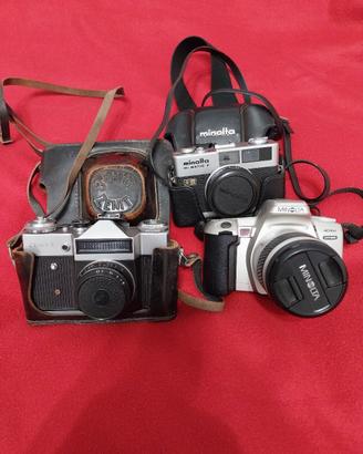 macchine fotografiche analogiche Zenit E.Minolta 