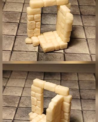 Elemento scenico Terrain wargame Secret Door 28mm