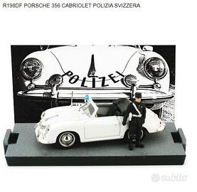 MODELLO PORSCHE 356 + FIGURINO POLIZIA SVIZZERA