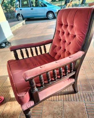 Poltrona vintage Frigo e mobiletto