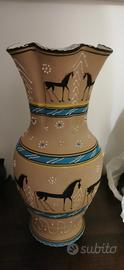 VASO DERUTA Cavallu in ceramica 