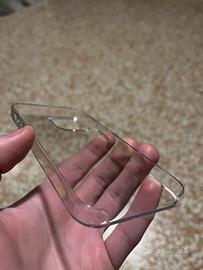 Cover Custodia iPhone 13 Mini Trasparente Rigida