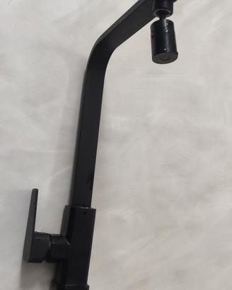 miscelatore cucina nero in metallo 