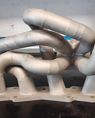 Abarth. Collettori in acciaio per turbina TD04