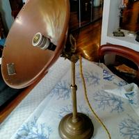 Stufa elettrica trasformata in lampada