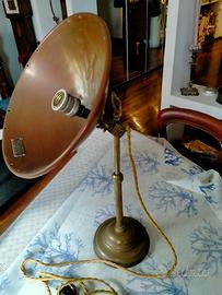 Stufa elettrica trasformata in lampada